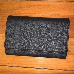 Black Crossbody Purse or Wallet with Magnetic Snap